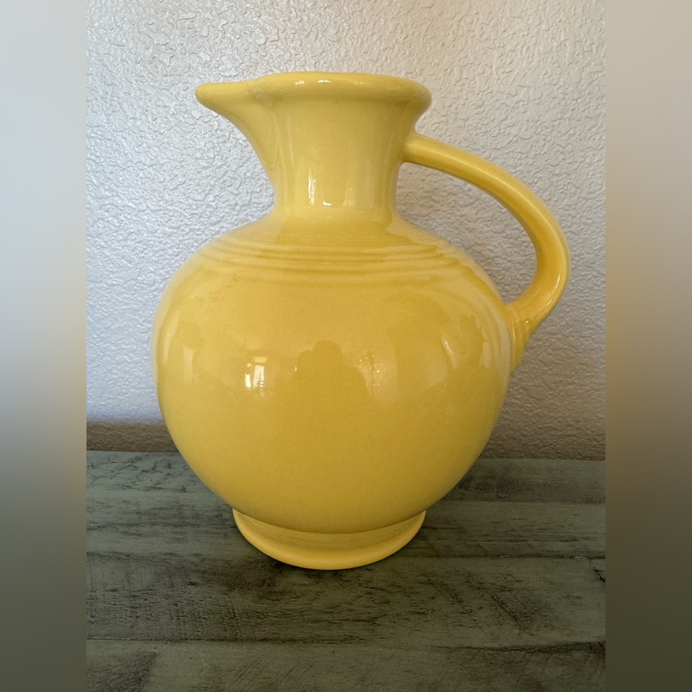 VTG 90’s Fiestaware Yellow Pitcher